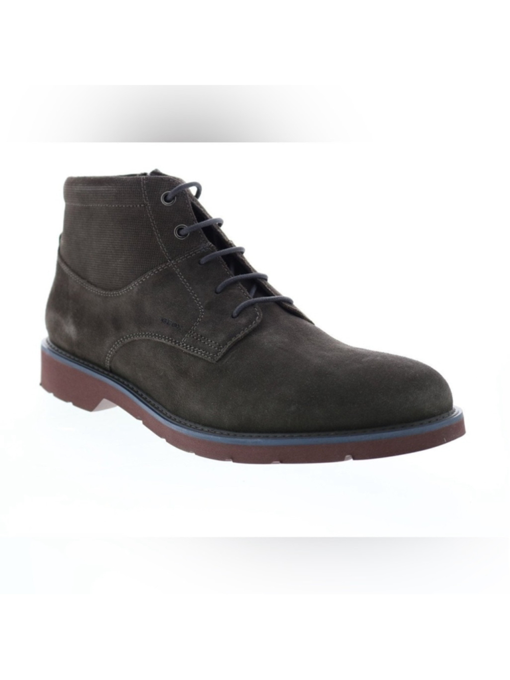 Geox U Garret B Mens Brown Suede Casual Dress Boots zip up sz 7